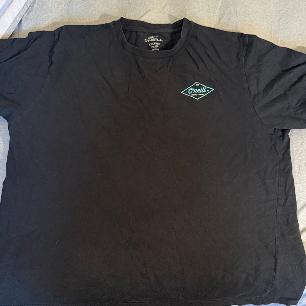 O'Neill Black Short-Sleeve Tee with Teal Logo & Two Hurley shirts